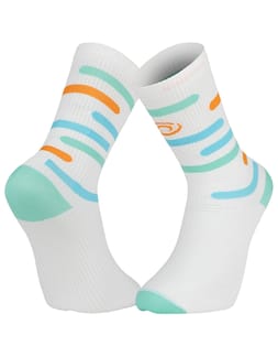 Socquettes Light Run Haute Rio Vert/Bleu