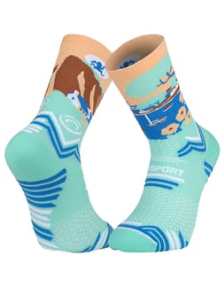 Socquettes Trail Collector DBDB Bretagne Beige/Vert