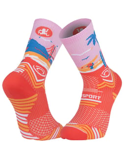 Socquettes Trail Collector DBDB Californie Rouge/Rose