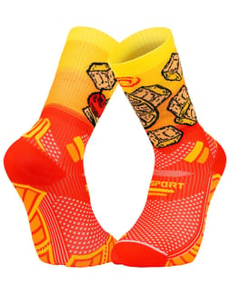 Socquette Trail Ultra.2 Collector Tequila Sunrise Rouge/Orange