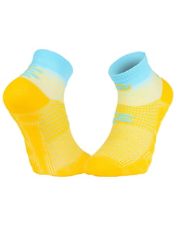 Socquette Run Marathon.2 Low Jaune/Bleu