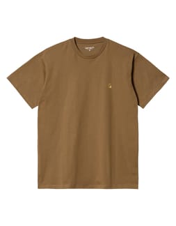 S/S Chase T-Shirt Hamilton Brown / Gold