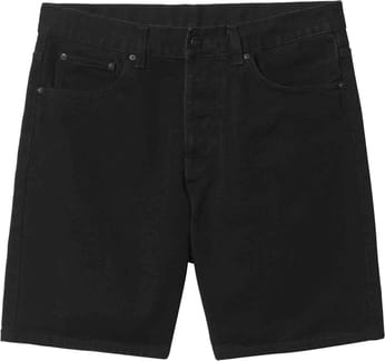 Newel Short Black Stone Washed