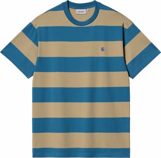 S/S Dampier T-Shirt Dampier Stripe Amalfi Ammonite
