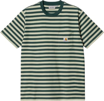 S/S Scotty Pocket T-Shirt Scotty Stripe Botanic Agave