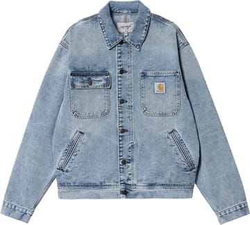 Saledo Jacket Light Used Wash Blue