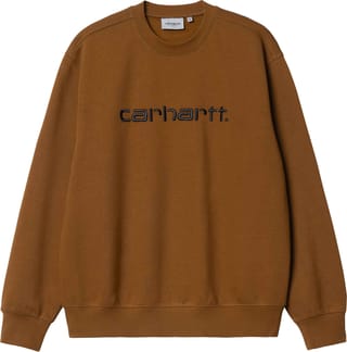 Carhartt Sweat Deep H Brown / Black