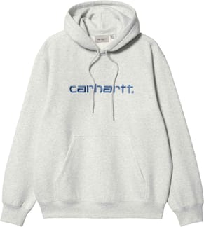 Hooded Carhartt Sweat Ash Heather / Liberty