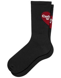 Heart Socks Black