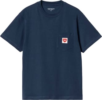 W' S/S Pocket Heart T-Shirt Squid