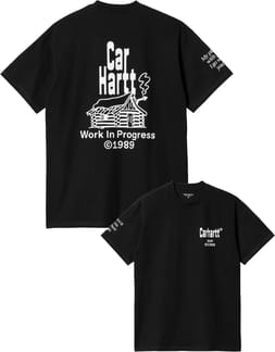S/S Home T-Shirt Black / White