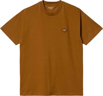 S/S Heart Patch T-Shirt Deep H Brown