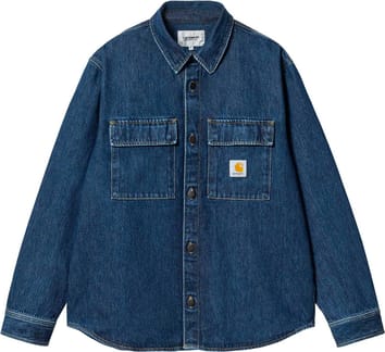 Manny Shirt Jac Blue Stone Washed
