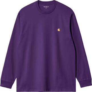 L/S Chase T-Shirt Tyrian / Gold