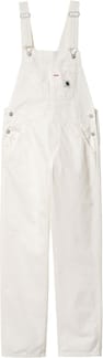 W' Bib Overall Straight Off-White