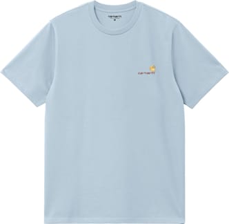 S/S American Script T-Shirt Frosted Blue