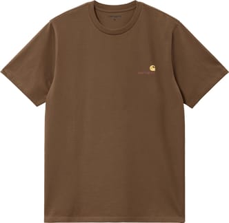 S/S American Script T-Shirt Lumber