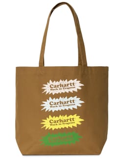 Canvas Graphic Tote BAM Print, Hamilton Brown