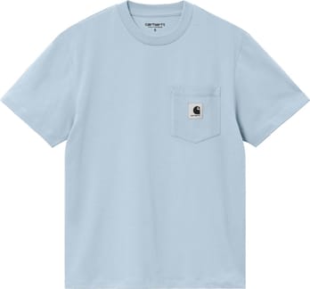 W' S/S Pocket T-Shirt Frosted Blue