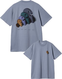 S/S Diagram C T-Shirt Bay Blue