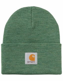 Acrylic Watch Hat Duck Green Heather