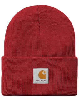 Acrylic Watch Hat Scarlet