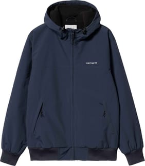 Hooded Sail Jacket Air Force Blue / White
