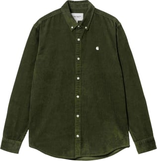 L/S Madison Cord Shirt Tarragon / Wax