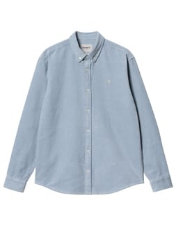 L/S Madison Cord Shirt Dusty Ice / Wax