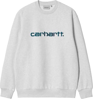 Carhartt Sweat Ash Heather / Duck Blue