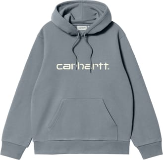 Hooded Carhartt Sweat Dove Grey / Wax