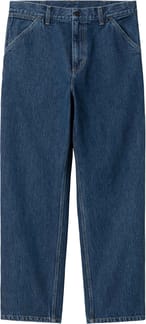 Single Knee Pant Blue Stone Washed