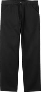 Single Knee Pant Black Rinsed