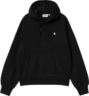 Hooded Casey Sweatshirt W Black Silver