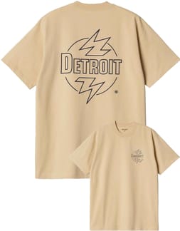 S/S Ablaze T-Shirt Cornsilk / Air Force Blue