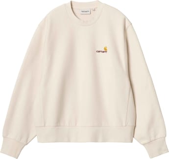 W' American Script Sweat Moonbeam