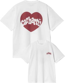 W' S/S Amour T-Shirt White / Tuscany