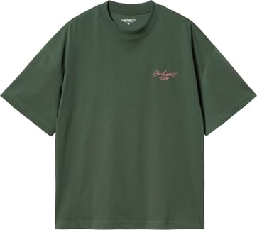 S/S Signature Script T-Shirt Sycamore Tree / Dusty Rose