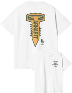 S/S Cross Screw T-Shirt White