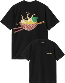 S/S Noodle Soup T-Shirt Black