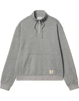Luther Half Zip Sweat Misty Grey Heather
