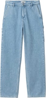 Pierce Pant Straight W Stone Bleached Blue