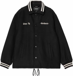 Wool Coach Jacket Black / Wax