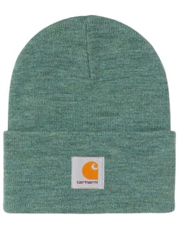 Acrylic Watch Hat Silver Pine Heather