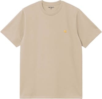 S/S Chase T-Shirt Fleur De Sel Gold