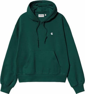 Hooded Casey Sweatshirt W Dark Fir Silver