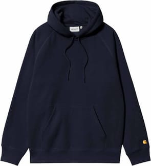 Hooded Chase Sweat Dark Navy Gold