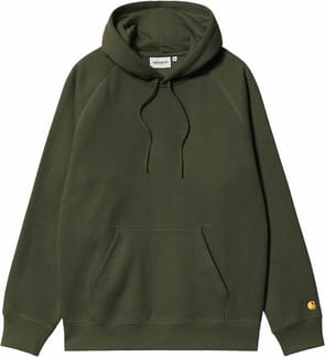 Hooded Chase Sweat Olive Gold