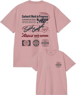 S/S Networks T-Shirt Glassy Pink