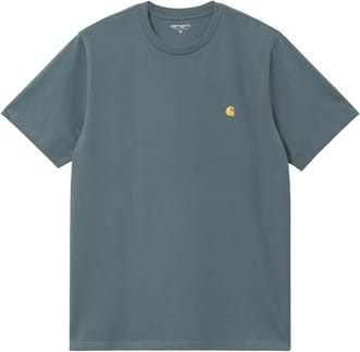 S/S Chase T-Shirt Cozy Blue / Gold